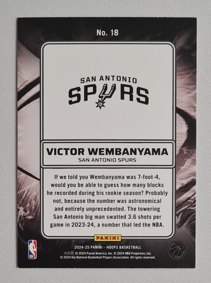 Victor Wembanyama - 2024 Panini Hoops Basketball NBA San Antonio Spurs - Ignition - #18 Green