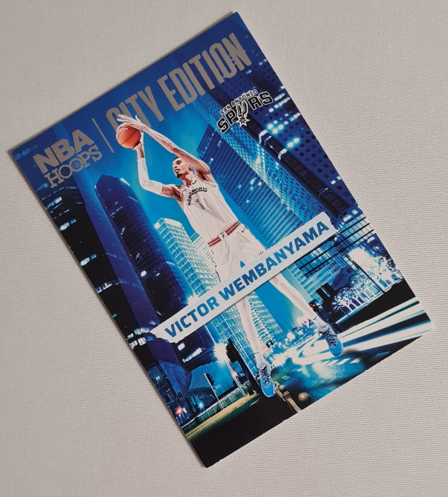 Victor Wembanyama - 2024 Panini Hoops Basketball NBA San Antonio Spurs - City Edition - #2