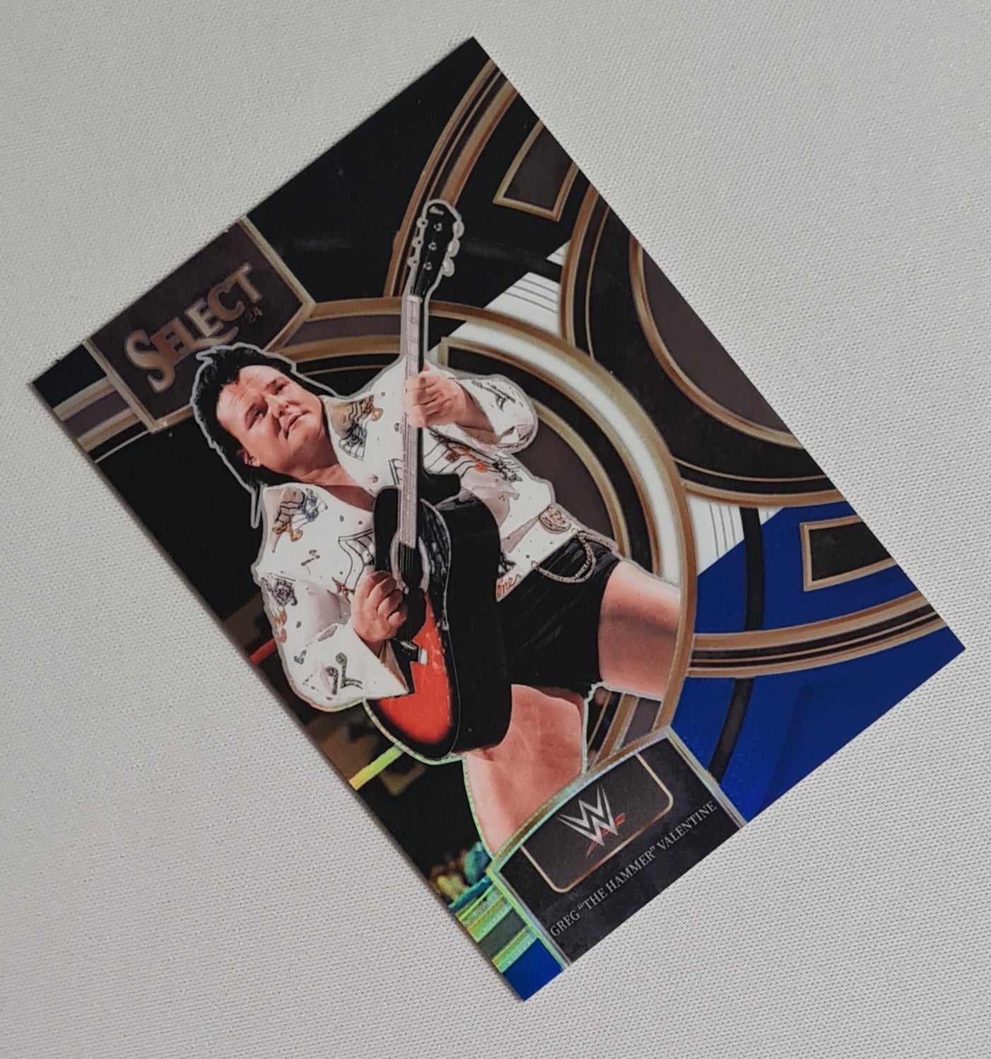 Greg "The Hammer" Valentine - 2024 Panini Select WWE Wrestling Legends #139 Blue Prizm /399