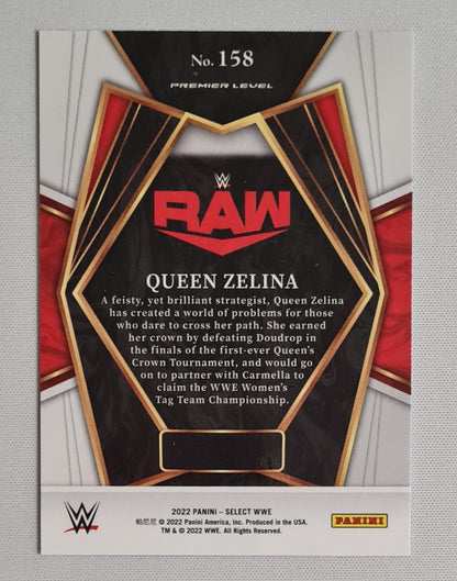 Queen Zelina - 2022 Panini Select WWE Wrestling RAW Premier Level #158