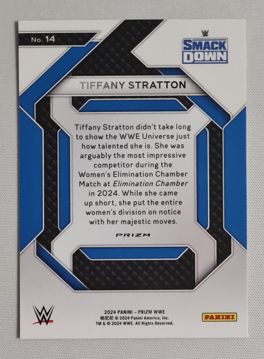 Tiffany Stratton - 2024 Panini Prizm WWE Wrestling - Emergent - #14