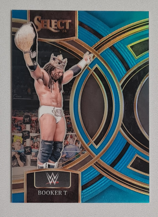 Booker T - 2024 Panini Select WWE Wrestling #143 Blue Prizm Premier /199
