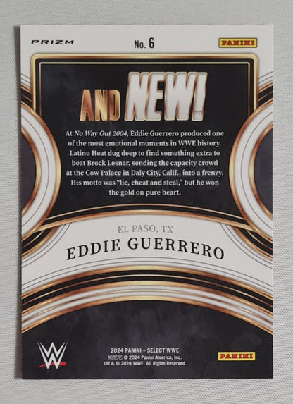Eddie Guerrero - 2024 Panini Select WWE Wrestling Superstar - and NEW! - #6 Refractor