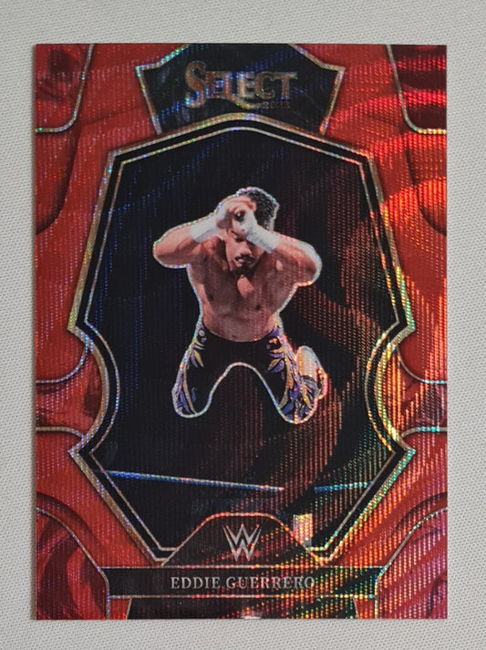 Eddie Guerrero - 2024 Panini Select WWE Wrestling Legends #110 Red Ruby Wave Premier Level