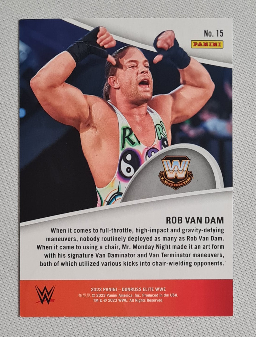 Rob van Dam - 2023 Panini Donruss Elite WWE Wrestling - Full Throttle - #15
