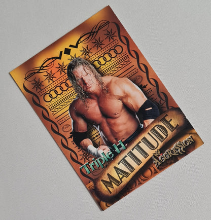 Triple H - 2003 Fleer WWE Wrestling - Matitude - Aggression #1 of 10 set number