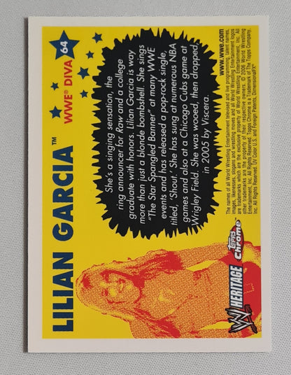 Lilian Garcia - 2006 Topps Chrome WWE Heritage (WWE Divas) Ring Announcer #64