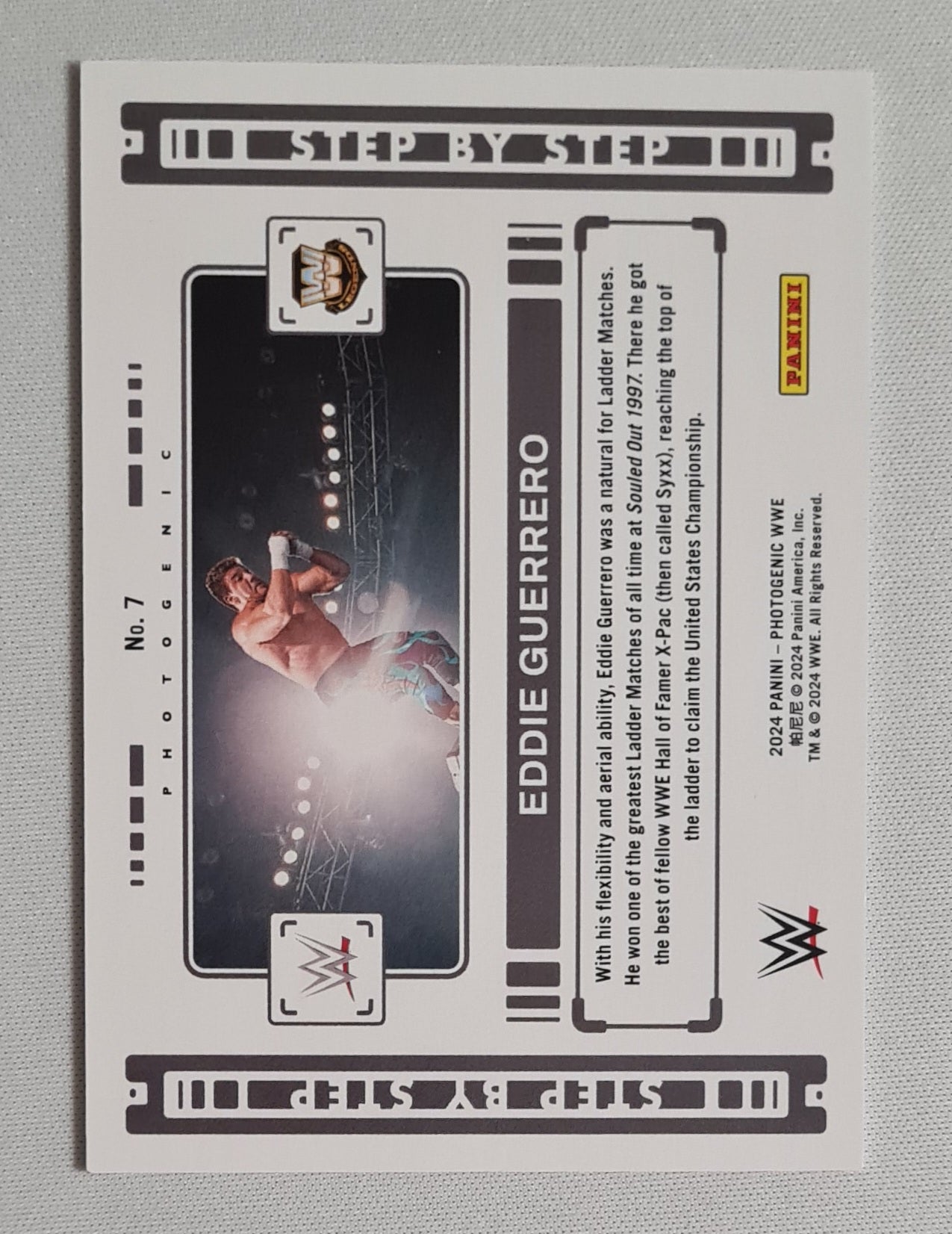 Eddie Guerrero - 2024 Panini Photogenic WWE Wrestling Legends - Step by Step - #7