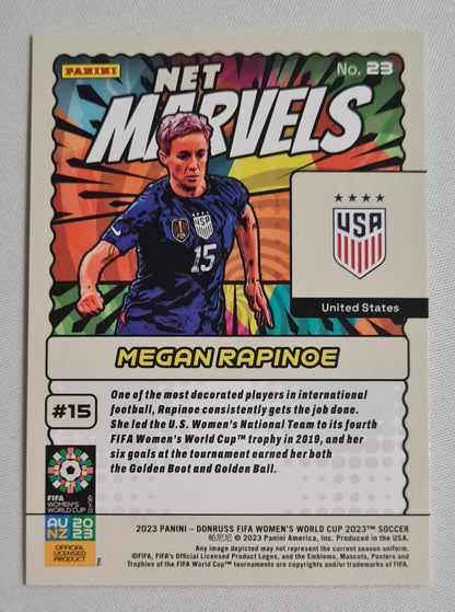 Megan Rapinoe - 2023 Panini Donruss Net Marvels FIFA Women's World Cup 2023 Soccer National Team USA #23