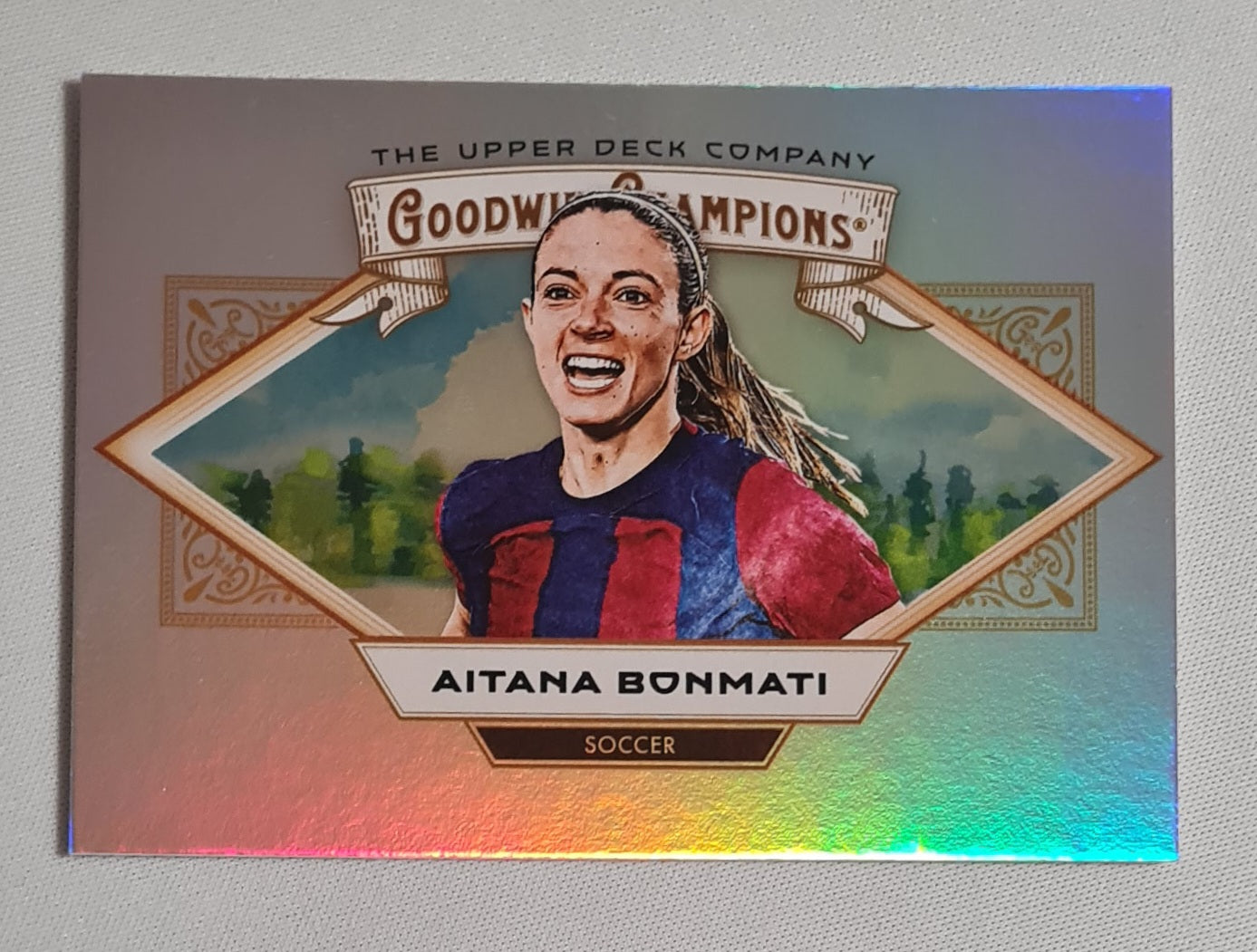 Aitana Bonmati - 2025 Upper Deck Goodwin Champions Soccer FC Barcelona #95 Refractor