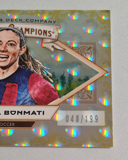 Aitana Bonmati - 2025 Upper Deck Goodwin Champions Soccer FC Barcelona #95 Yellow Circles /199