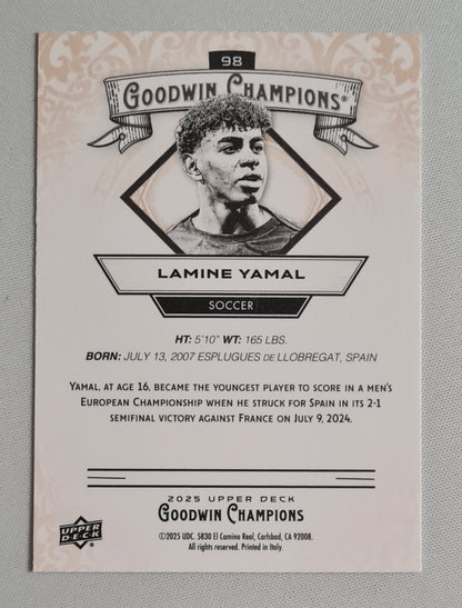 Lamine Yamal - 2025 Upper Deck Goodwin Champions Soccer #98
