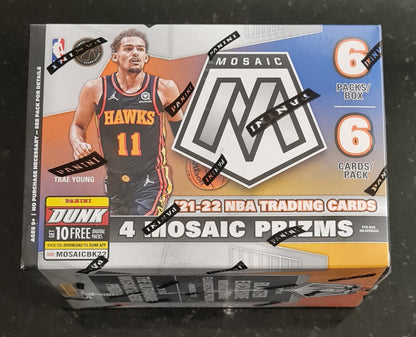 2021/22 Panini Mosaic Basketball 6-Pack Blaster NBA Basketball