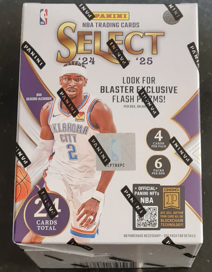 2024/25 Panini Selet Basketball 6-Pack Blaster Box NBA Basketball