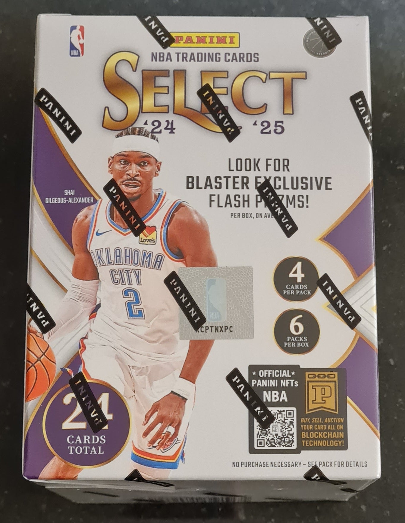 2024/25 Panini Selet Basketball 6-Pack Blaster Box NBA Basketball