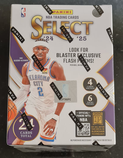 2024/25 Panini Selet Basketball 6-Pack Blaster Box NBA Basketball