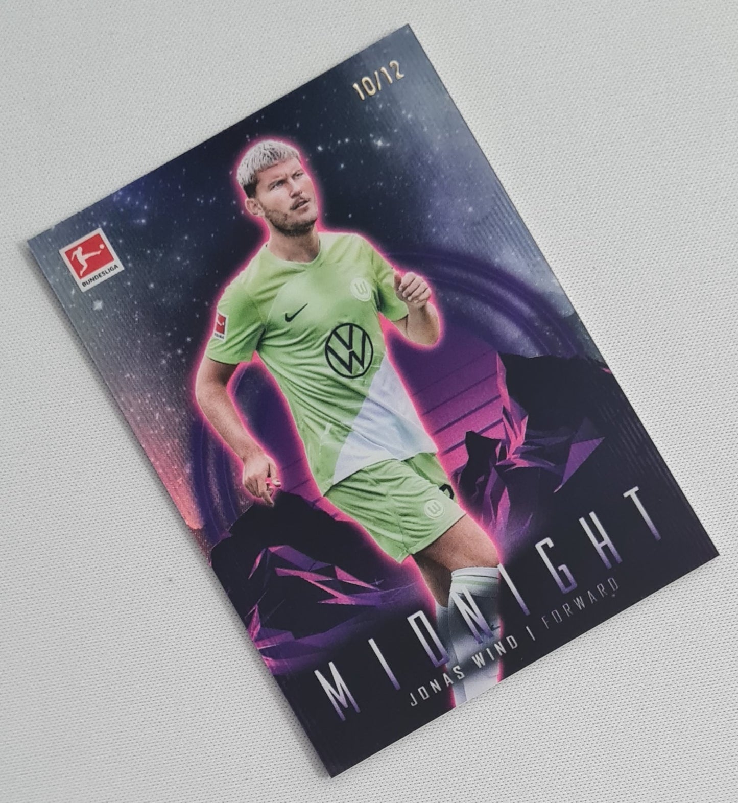 Jonas Wind - 2024 Topps Bundesliga Midnight Wolfsburg FC #100 /12