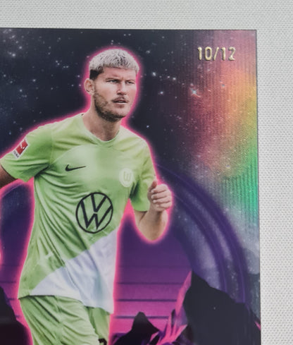 Jonas Wind - 2024 Topps Bundesliga Midnight Wolfsburg FC #100 /12
