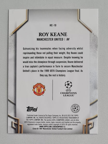 Roy Keane - 2025 Topps Manchester United (CL) Historic Captains HC-10