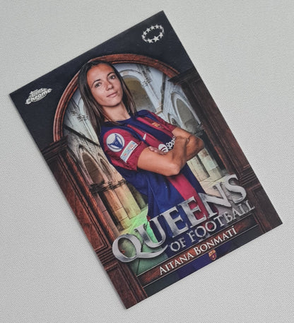 Aitana Bonmati - 2024 Topps Chrome FC Barcelona Women Soccer Queen of Football #QF-1