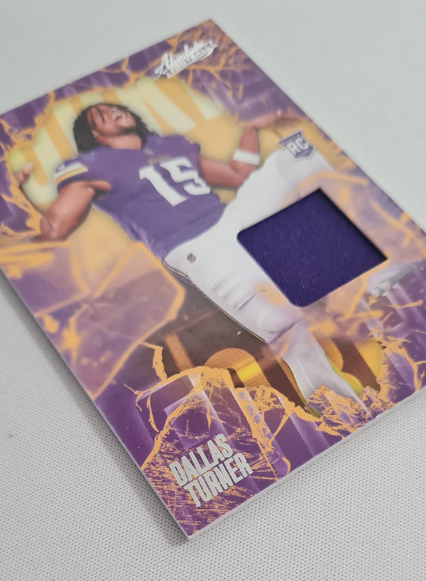 Dallas Turner - 2024 Panini Absolute Football NFL Vikings (RC) #RF-DTR /Patch