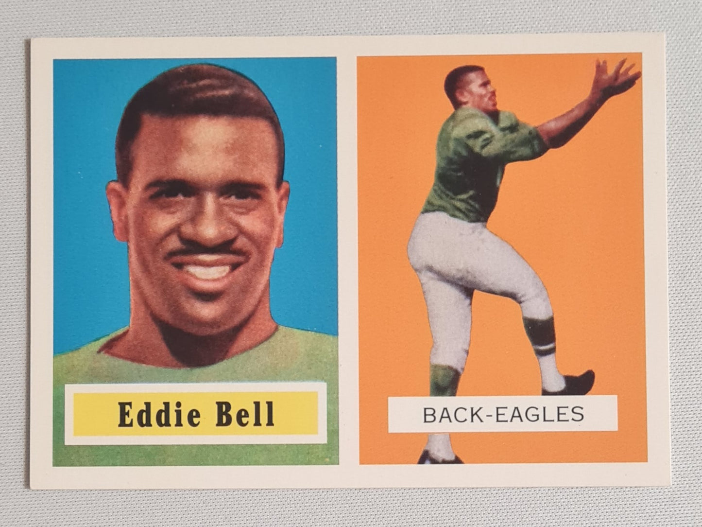 Eddie Bell - 1957 Topps Football Archives The Ultimate 1957 Series - Back Eagles - #99