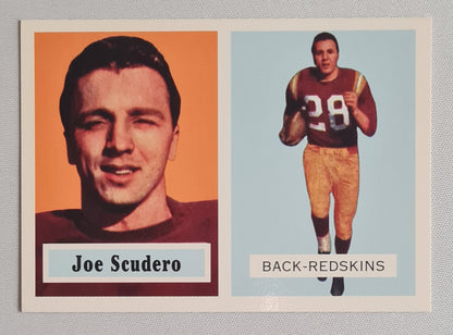 Joe Scudero - 1957 Topps Football Archives The Ultimate 1957 Series - Back Redskins - #98
