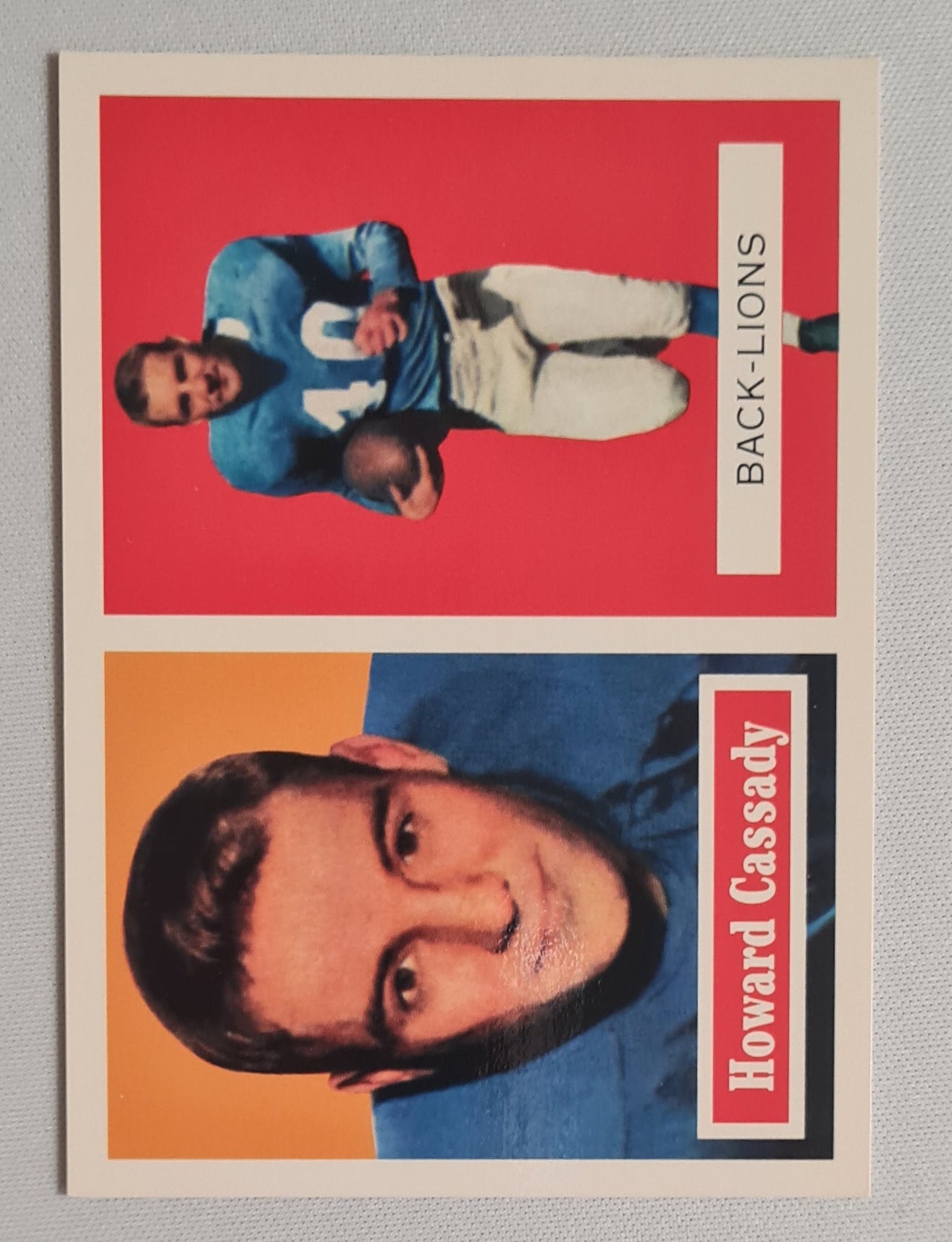 Howard Cassady - 1957 Topps Football Archives The Ultimate 1957 Series - Back Lions - #80