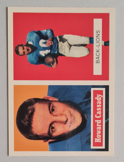 Howard Cassady - 1957 Topps Football Archives The Ultimate 1957 Series - Back Lions - #80