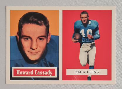 Howard Cassady - 1957 Topps Football Archives The Ultimate 1957 Series - Back Lions - #80