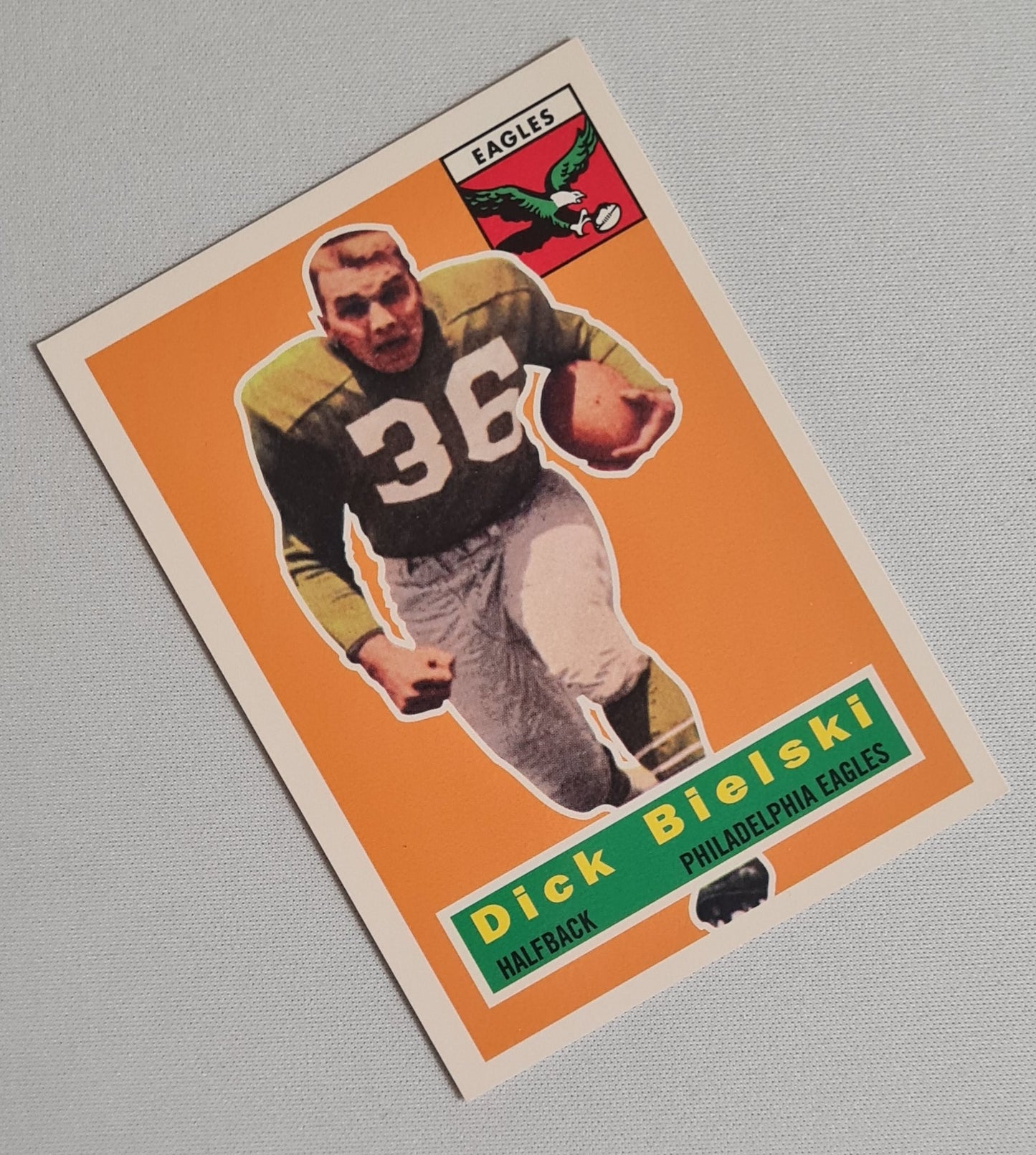 Dick Bielski - 1956 Topps Football Archives The Ultimate 1956 Series Philadelphia Eagles #76