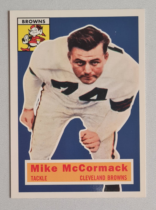 Mike McCormack - 1956 Topps Football Archives The Ultimate 1956 Series Cleveland Browns #105