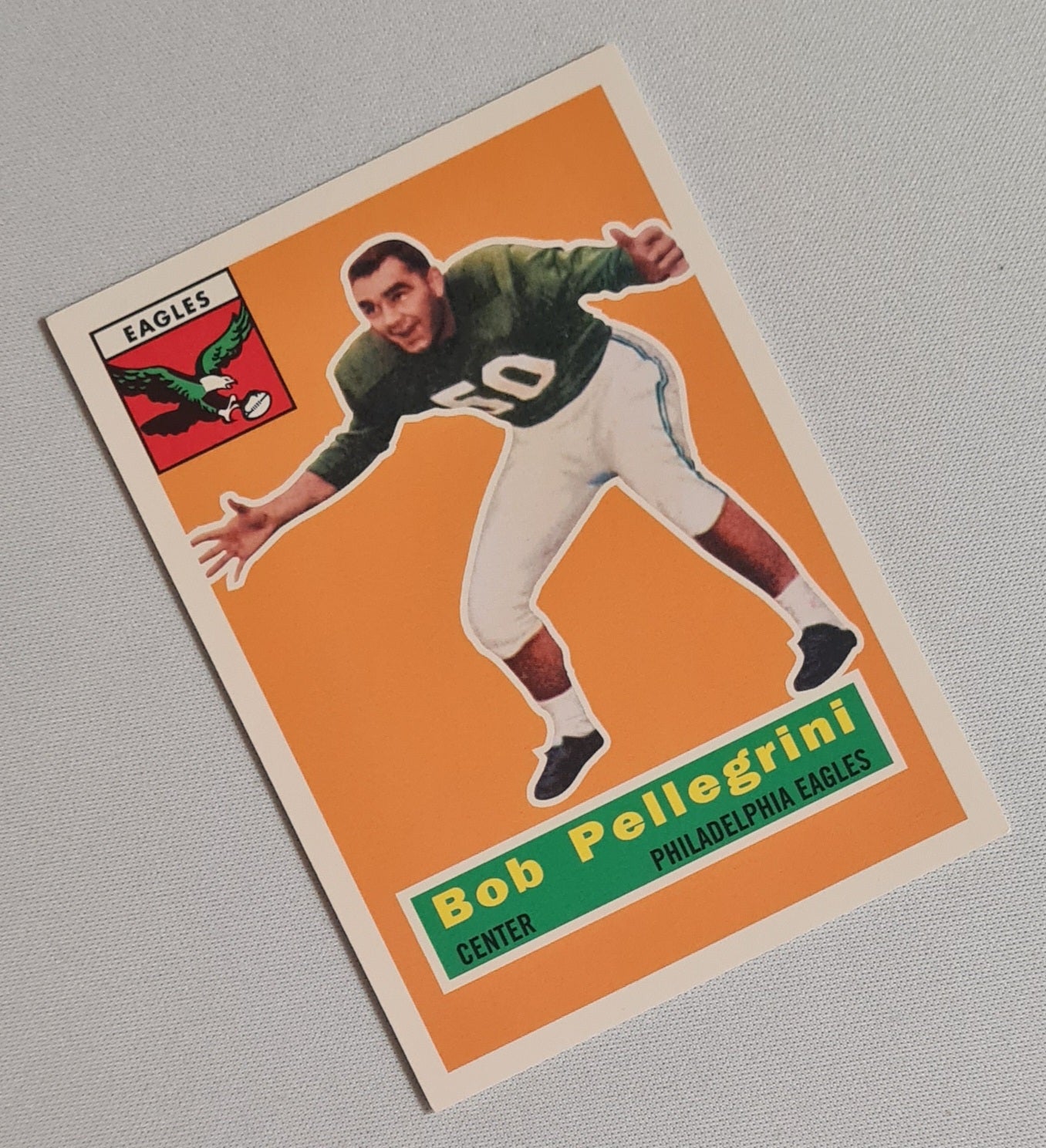 Bob Pellegrini - 1956 Topps Football Archives The Ultimate 1956 Series Philadelphia Eagles #64