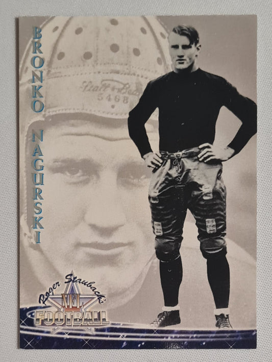 Bronko Nagurski - 1994 The Ted Williams Card - Roger Staubach's NFL Football #12