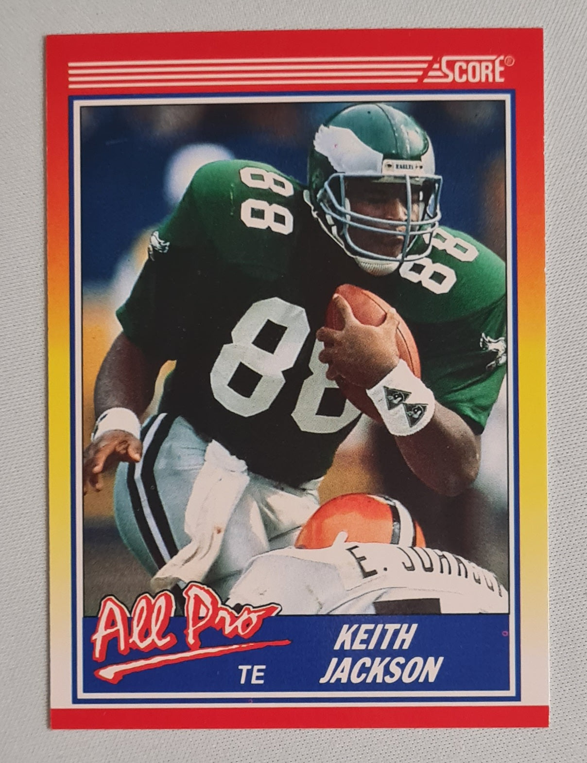 Keith Jackson - 1990 Score NFL Football All Pro - Philadelphia Eagles #588