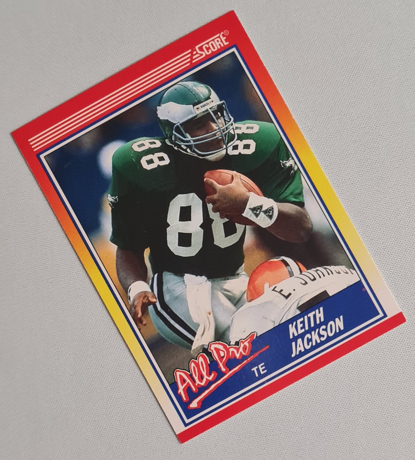 Keith Jackson - 1990 Score NFL Football All Pro - Philadelphia Eagles #588