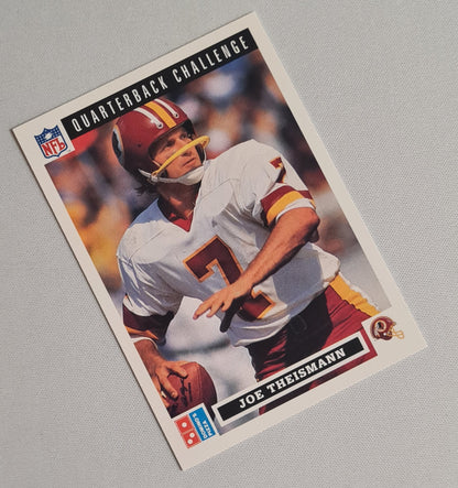 Joe Theismann - 1991 Upper Deck Quarterback Challenge Domino Pizza NFL Redskins #44