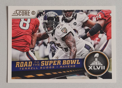 Terrell Suggs - 2013 Score Football NFL Ravens - Road to the Super Bowl #264