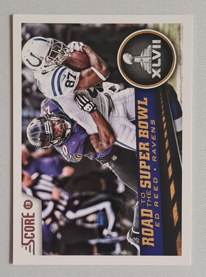 Ed Reed - 2013 Score Football NFL Ravens - Road to the Super Bowl #262