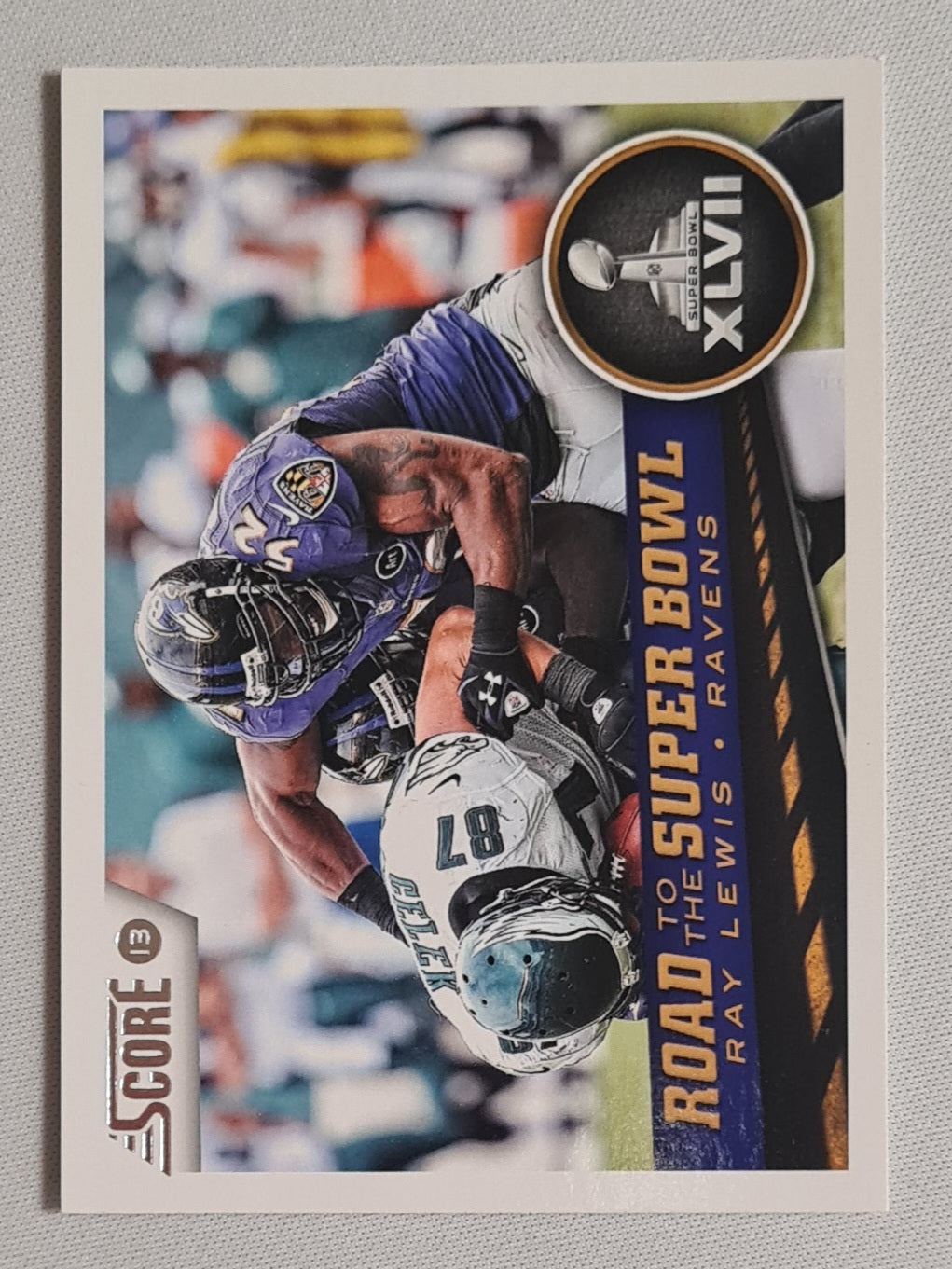 Ray Lewis - 2013 Score Football NFL Ravens - Road to the Super Bowl #261