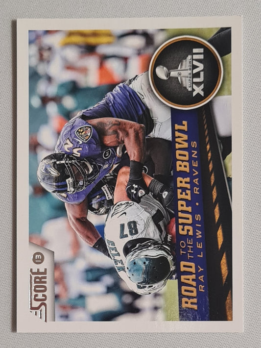 Ray Lewis - 2013 Score Football NFL Ravens - Road to the Super Bowl #261