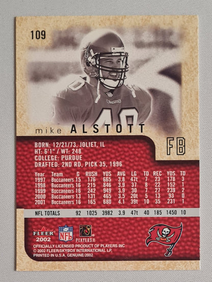 Mike Alstott - 2022 Fleer Skybox NFL Football Tampa Bay Buccaneers #109