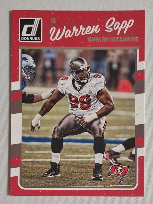 Warren Sapp - 2016 Panini Donruss Football NFL Tampa Bay Buccaneers #281
