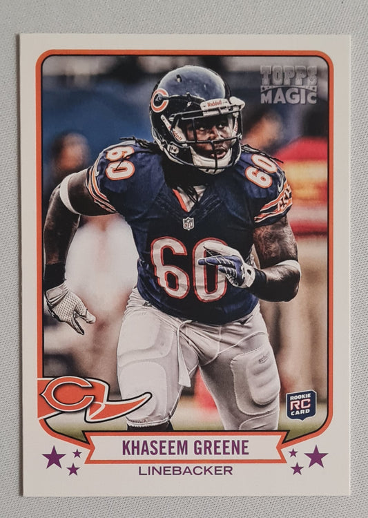Khaseem Greene -2013 Topps NFL Football Chicago Bears (Magical Memoranda) #98