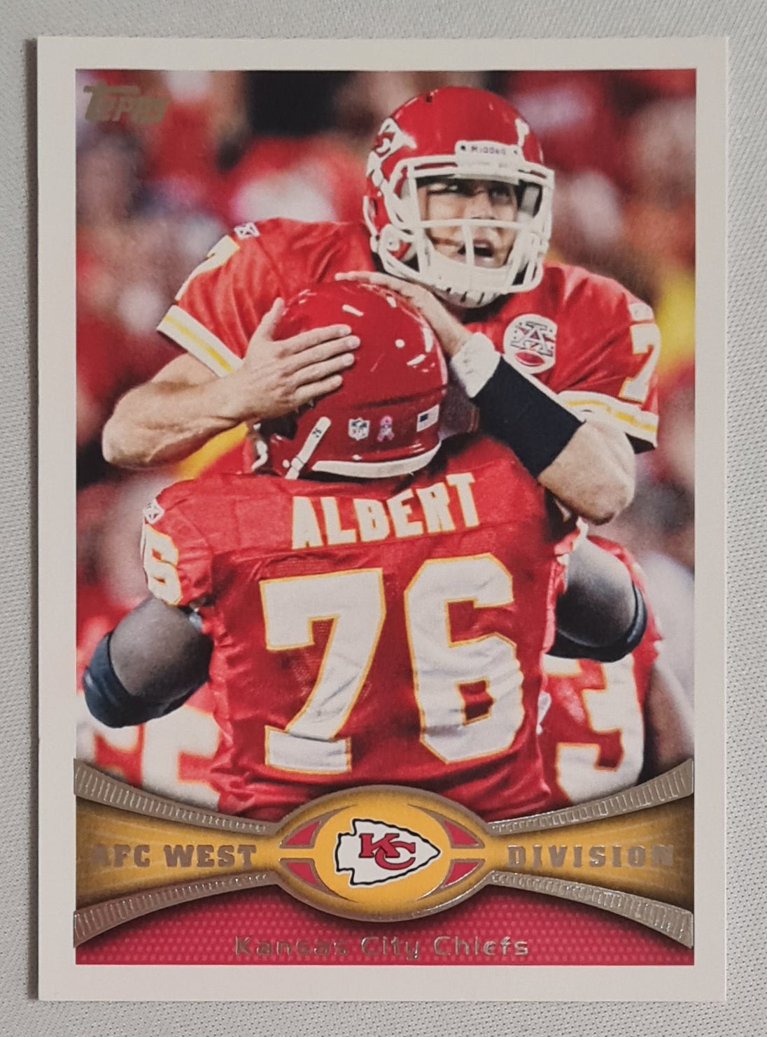 Kansas City Chiefs - 2012 Topps 2011 Team Leaders NFL Football Chiefs - AFC West Division - #81