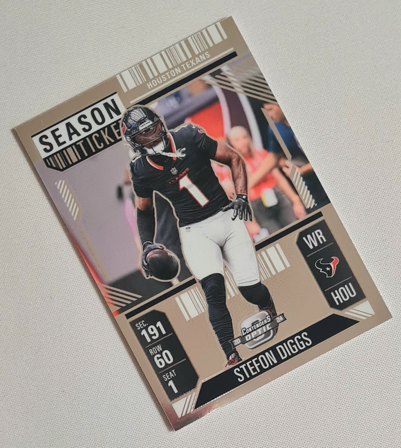 Stefon Diggs - 2024 Panini Contender Optic Football NFL Houston Texans Season Ticket #22