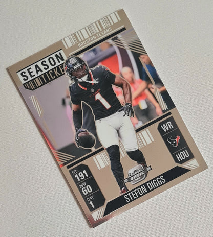 Stefon Diggs - 2024 Panini Contender Optic Football NFL Houston Texans Season Ticket #22