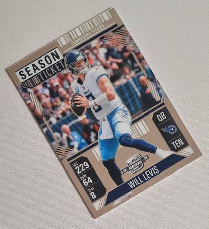 Will Levis - 2024 Panini Contenders Optic Football NFL Tennessee Titans Season Ticket #54