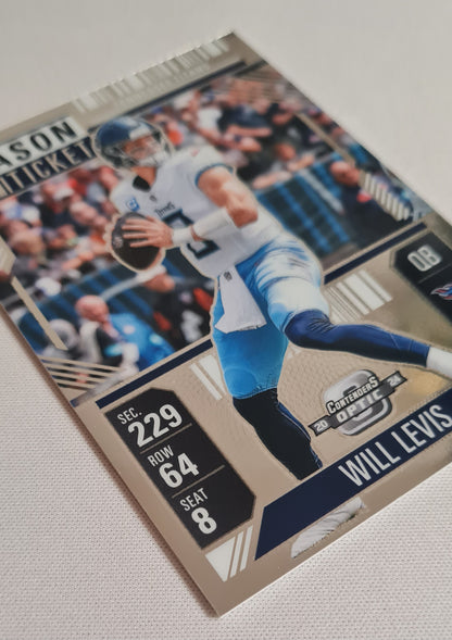 Will Levis - 2024 Panini Contenders Optic Football NFL Tennessee Titans Season Ticket #54