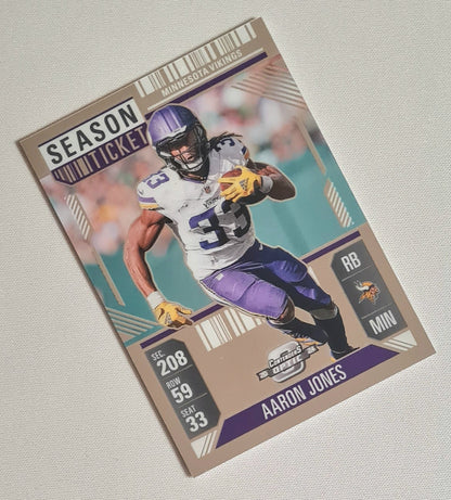 Aaron Jones - 2024 Panini Contenders Optic Football NFL Minnesota Vikings Season Ticket #37